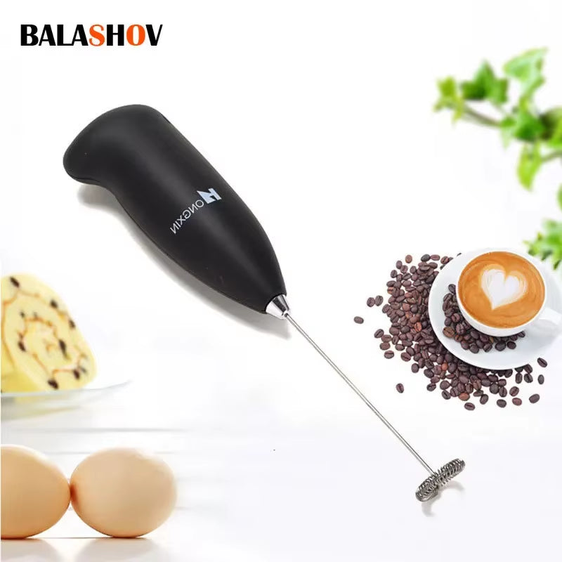 New Electric Milk Frother Handheld Mini Foamer Coffee Maker Egg Beater for Chocolate Cappuccino Stirrer Portable Blender Whisk T